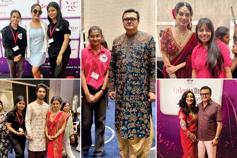 Celebrity With IIFD Students