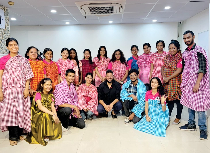 Fashion Designing Department Students